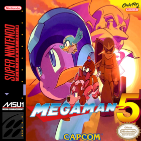Mega Man 5 - Box - Front (World) - 1418x1418