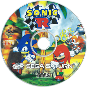 Sonic R - Disc (Europe) - 1415x1413