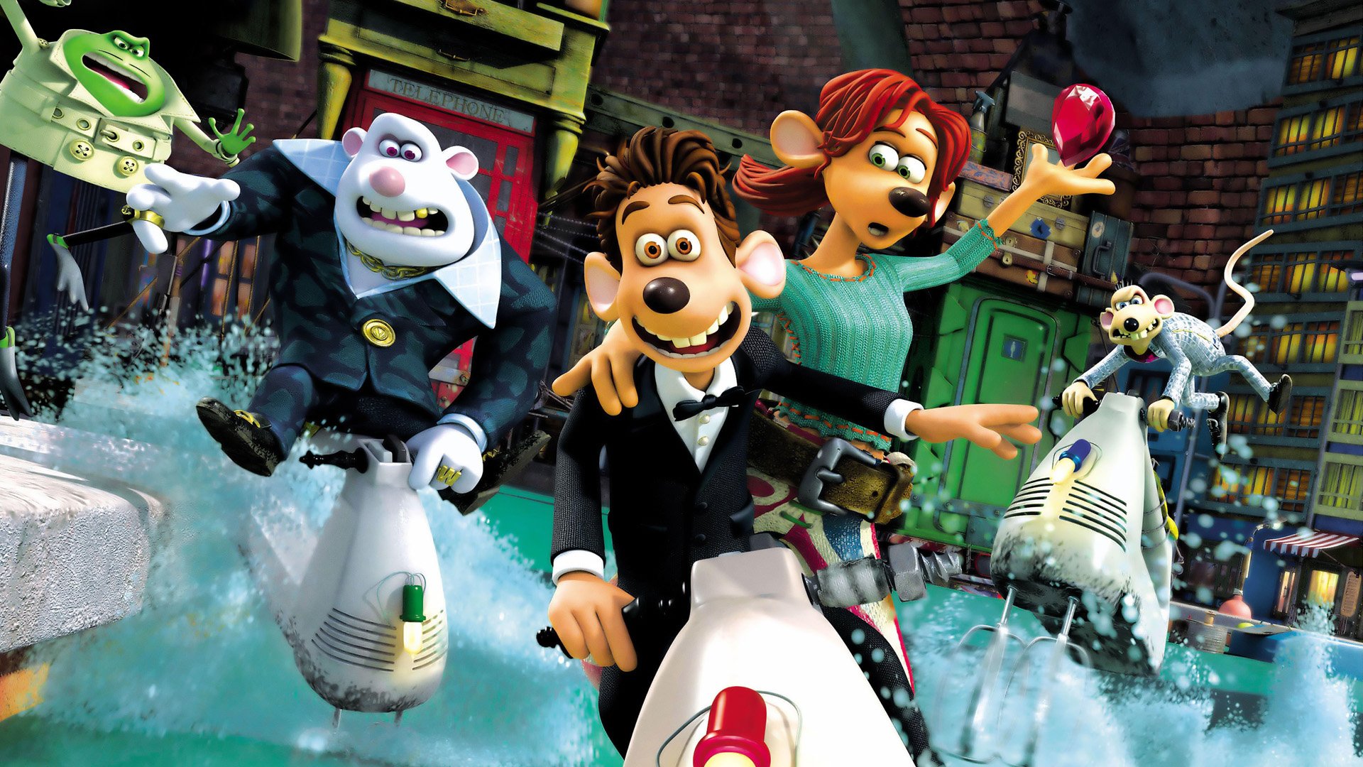 Illustration of Flushed Away