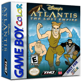 Disney's Atlantis: The Lost Empire - Box - 3D (North America) - 1016x998