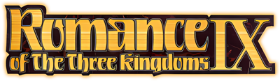 Romance of the Three Kingdoms IX - Clear Logo (North America) - 1200x348