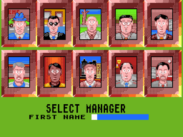 Football League Manager - Screenshot - Game Select (Europe) - 512x384