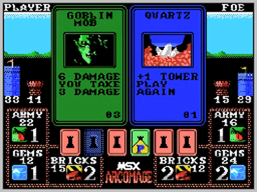 Arcomage - Screenshot - Gameplay (World) - 256x192
