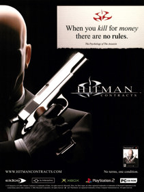 Hitman: Contracts - Advertisement Flyer - Front (United Kingdom) - 1653x2200
