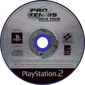 WTA Tour Tennis - Disc (Europe) - 787x791