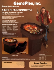 Lady Sharpshooter - Advertisement Flyer - Front (World) - 850x1107