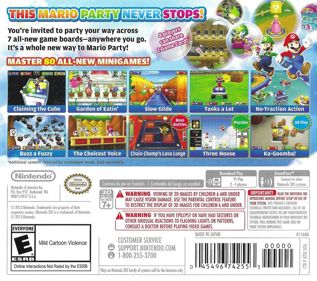Mario Party: Island Tour - Box - Back (North America) - 903x800