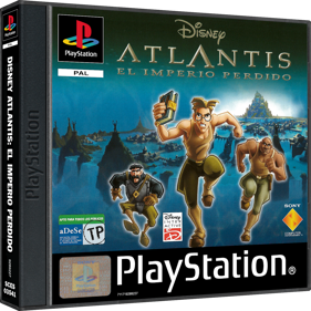 Disney's Atlantis: The Lost Empire - Box - 3D (Spain) - 1429x1429