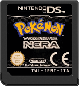 Pokémon Black Version - Cart - Front (Italy) - 517x564