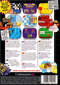 Micro Machines - Box - Back (Europe) - 730x1032