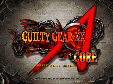 Guilty Gear XX Accent Core - Screenshot - Game Title (Japan) - 640x480