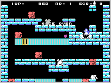 Penguin Land - Screenshot - Game Over (World) - 256x192
