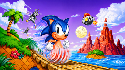 Sonic the Hedgehog - Fanart - Background (World) - 3840x2160