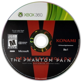 Metal Gear Solid V: The Phantom Pain - Disc (North America) - 900x900