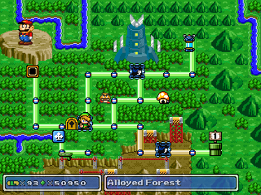 Mushroom Kingdom Fusion - Screenshot - Gameplay (World) - 320x240