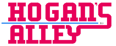 Hogan's Alley - Clear Logo (Japan) - 1188x475