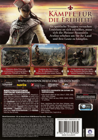Assassin's Creed: Liberation HD - Box - Back (Germany) - 1057x1500