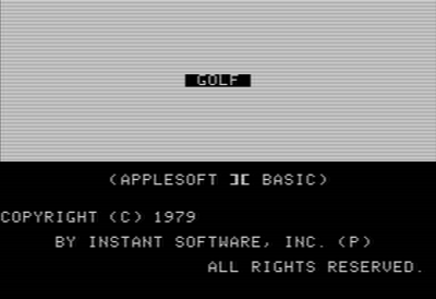 Golf - Screenshot - Game Title (North America) - 560x384