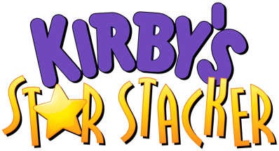 Kirby's Star Stacker - Clear Logo (North America) - 4500x2440