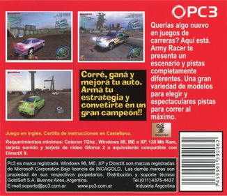 Army Racer - Box - Back (South America) - 929x800