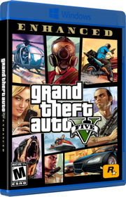 Grand Theft Auto V Enhanced - Box - 3D (World) - 800x1245