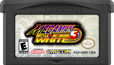 Mega Man Battle Network 3: White Version - Cart - Front (North America) - 1000x574