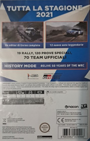 WRC 10: The Official Game - Box - Back (Italy) - 760x1193