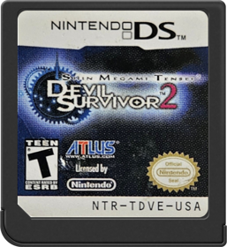 Shin Megami Tensei: Devil Survivor 2 - Cart - Front (North America) - 517x564