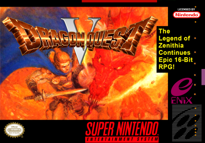 Dragon Quest V: Tenkuu no Hanayome - Fanart - Box - Front (North America) - 2103x1476