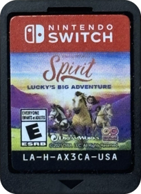 DreamWorks Spirit Lucky's Big Adventure - Cart - Front (North America) - 689x944