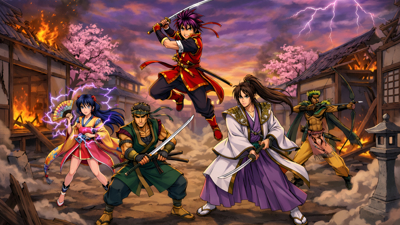 Bakumatsu Kourinden Oni - Fanart - Background (Japan) - 1920x1080