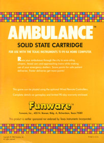 Ambulance - Box - Back (North America) - 820x1126
