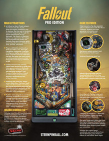 Fallout (Stern) - Advertisement Flyer - Back (World) - 1397x1800