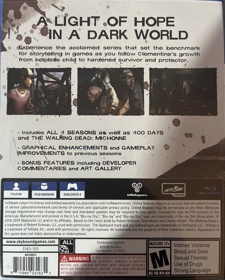 The Walking Dead: The Telltale Definitive Series - Box - Back (North America) - 1229x1530