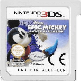 Disney Epic Mickey: Power of Illusion - Cart - Front (Europe) - 789x789