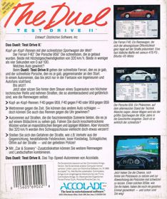 The Duel: Test Drive II - Box - Back (Germany) - 669x800