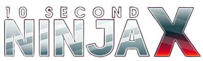 10 Second Ninja X - Clear Logo (North America) - 872x263