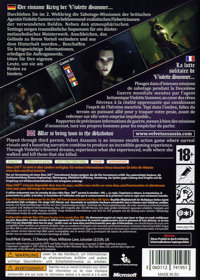 Velvet Assassin - Box - Back (Europe) - 600x840