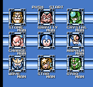 Super Game Mega Type 1 - Screenshot - Game Select (World) - 256x240