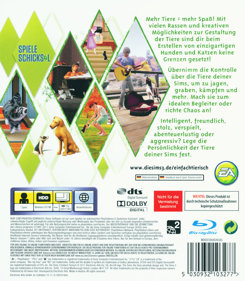 The Sims 3: Pets - Box - Back (Germany) - 1200x1376