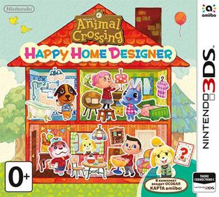 Animal Crossing Happy Home Designer - Box - Front (Russia) - 456x409