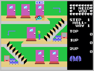 Mikie - Screenshot - Gameplay (World) - 256x192