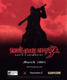 Devil May Cry 3: Dante's Awakening - Advertisement Flyer - Front (United States) - 1904x2290