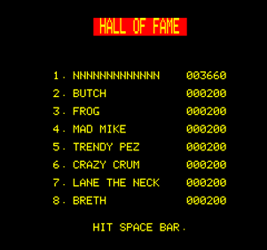 Ice Giant - Screenshot - High Scores (Europe) - 240x224