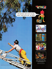 Tomba! 2: The Evil Swine Return - Advertisement Flyer - Front (United States) - 1681x2200