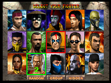 Mortal Kombat 4 - Screenshot - Game Select (World) - 640x480