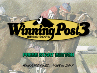 Winning Post 3 - Screenshot - Game Title (Japan) - 320x240