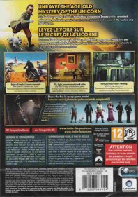 The Adventures of Tintin: The Game - Box - Back (Europe) - 1017x1441