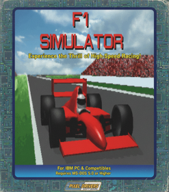F1 Simulator - Fanart - Box - Front (World) - 960x1088
