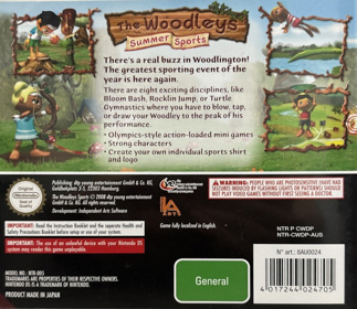 The Woodleys: Summer Sports - Box - Back (Australia) - 1194x1036